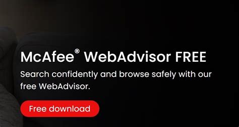 mcafee webadvisor extension|McAfee KB .